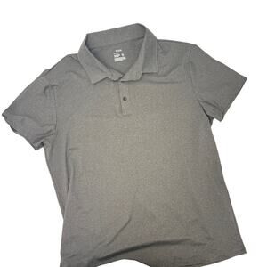 Telaelo | Dry-Fit Performance Polo | Men’s Large | Dark Gray | Athletic